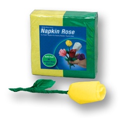 YELLOW/Green Napkin Rose Refill - 50 napkins